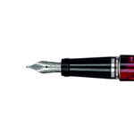 Перьевая ручка Aurora Optima Mini Variegated Burgundy CT, перо - F, в подарочной коробке