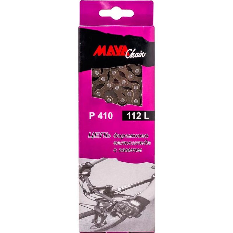 Цепь для детского велосипеда MAYA Р410 (112 звеньев)