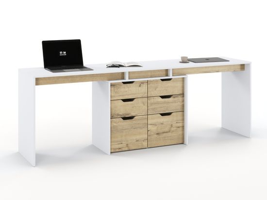 белый / дуб бунратти