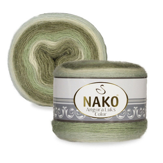Пряжа Angora Luks Color, 150г, 810м, 80%акрил,15%шерсть, 5%мохер (цена за 1шт)