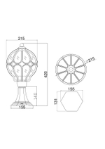 Ландшафтный светильник Outdoor O024FL-01G