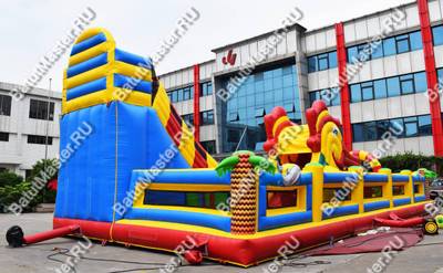 Надувной батут "Тропикана макси" 15*7*6 м