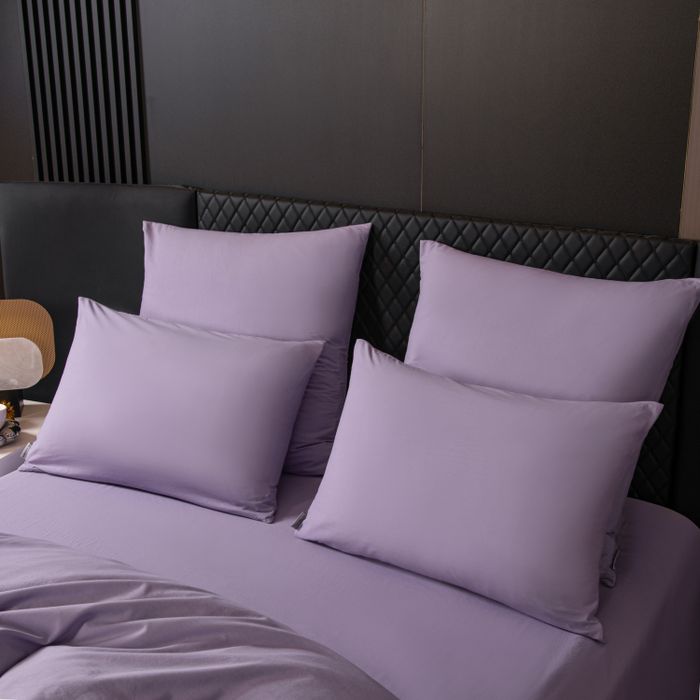 Комплект постельного белья Однотонный Сатин «Лавандовая мечта»