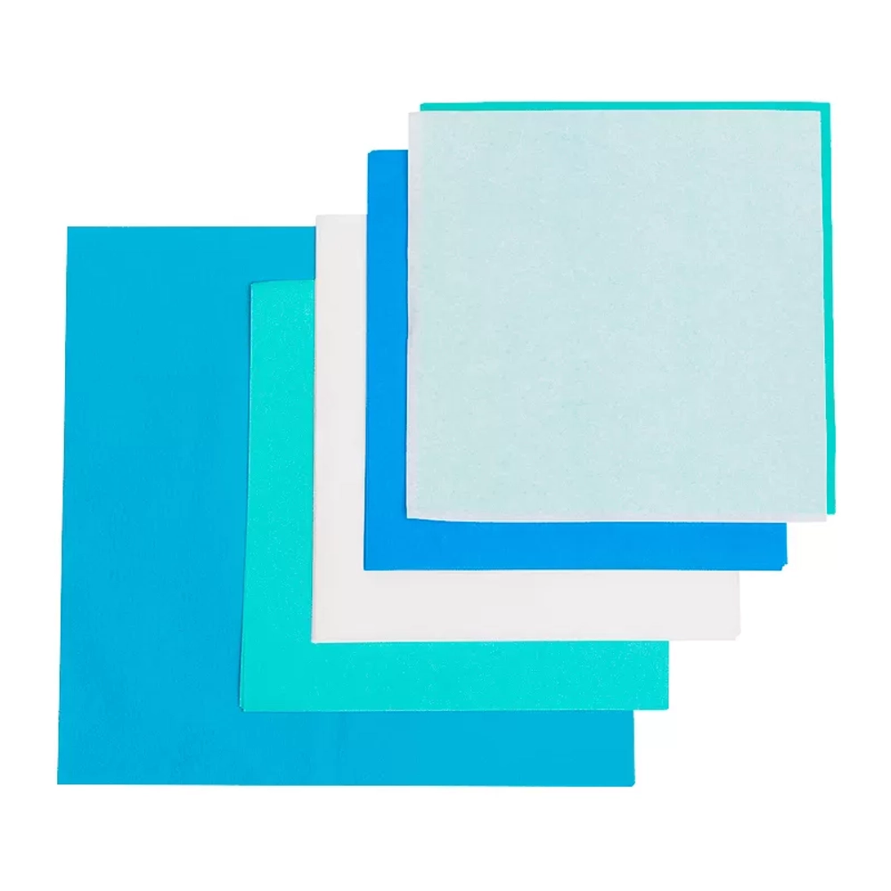 Бумага крепированная для стерилизации пар/газ стандартная Винар СтериТ УМК-C 60г/м2 300х300 мм синяя 1000 шт