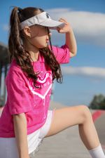 Фуфайка (футболка) для дев. Ривьера-1 Виотекс РОЗОВЫЙ