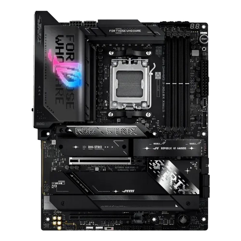 Материнская плата ASUS ROG STRIX X870E-E GAMING WIFI AM5 4xDDR5 4xSATA 5xM.2 HDMI HDMI USB-C ATX