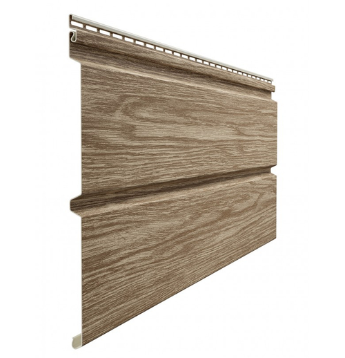 Сайдинг Виниловый Деке LUX Брус D6S Кедр