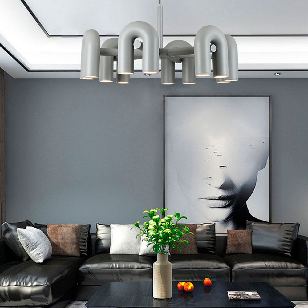 Подвесная Люстра Fanny 8 Grey By Imperiumloft