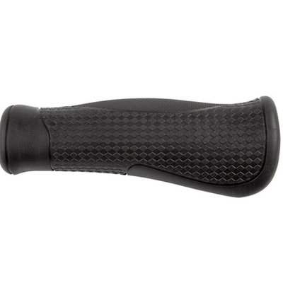 Ручки  на руль резин. эргоном. антискольз. 130мм черные CLOUD BASE 2 M-WAVE NEW