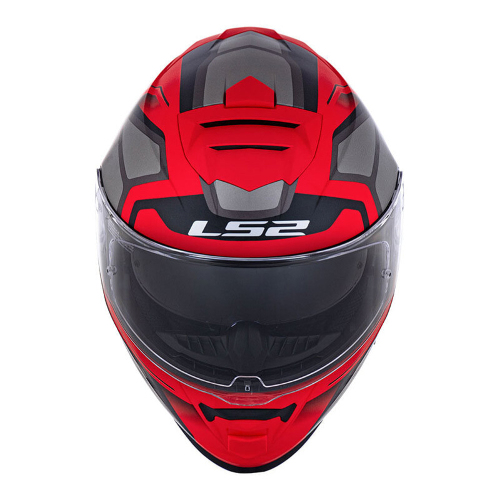 LS2 FF800 STORM Faster Grey / Red