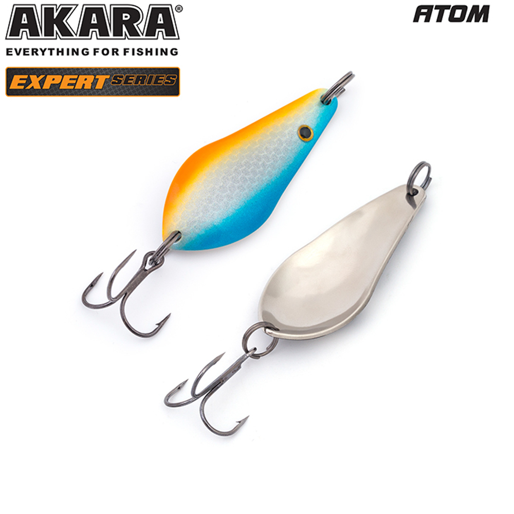 Блесна колебалка Akara Expert Атом 65 мм 14 гр. 1/SIL