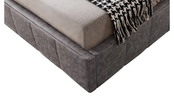 Кровать Hush с подъемным механизмом, 160х200 см, темно-бежевая