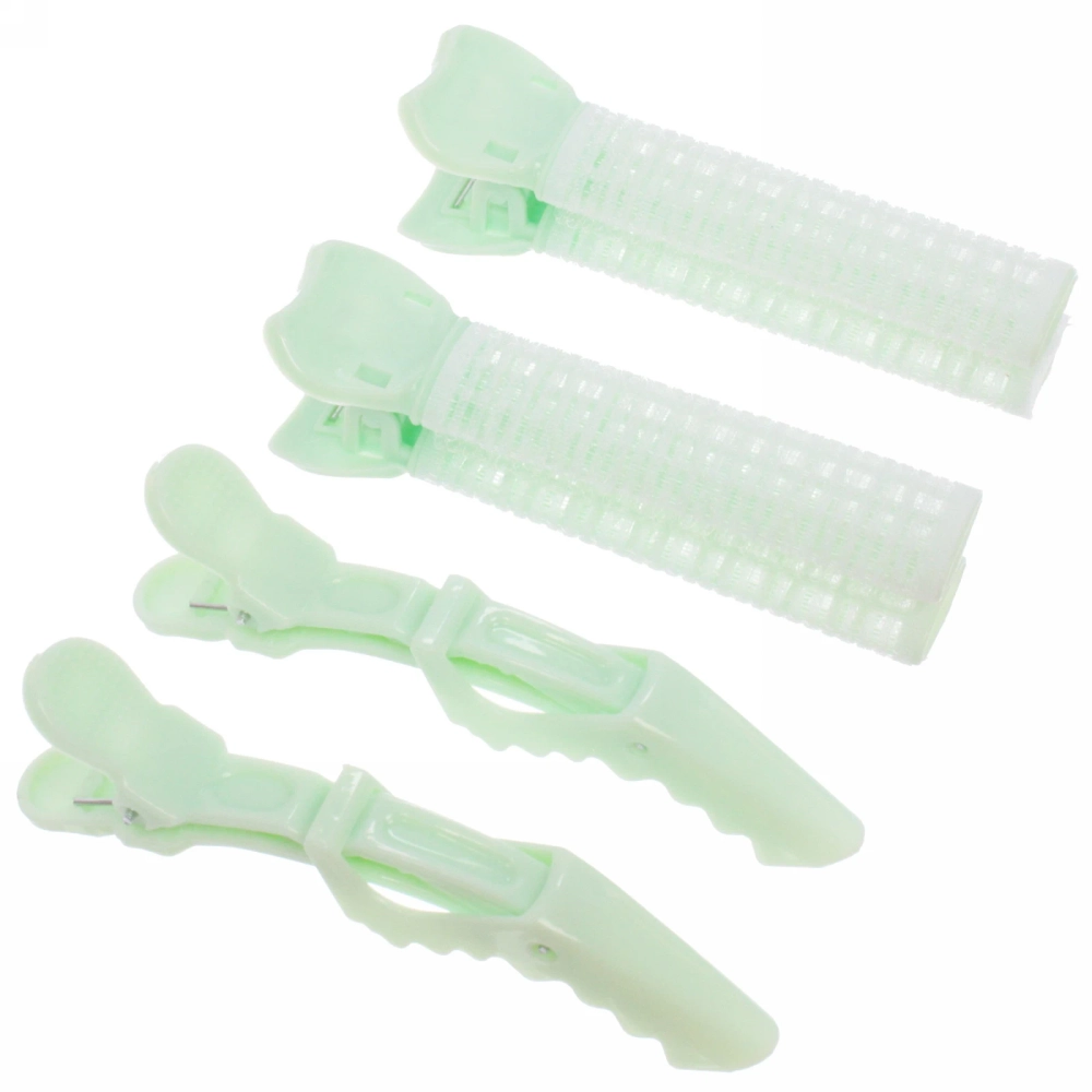 Бигуди пластмассовые с зажимом для прикорневого объема «Magic Beauty», 4шт, цвет микс