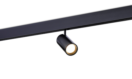 Светодиодный светильник Alpha для SPACE Track system 15Вт, D55xL115 мм, 1233Лм, 36°, 3000К, недиммируемый, Ra>90, черный