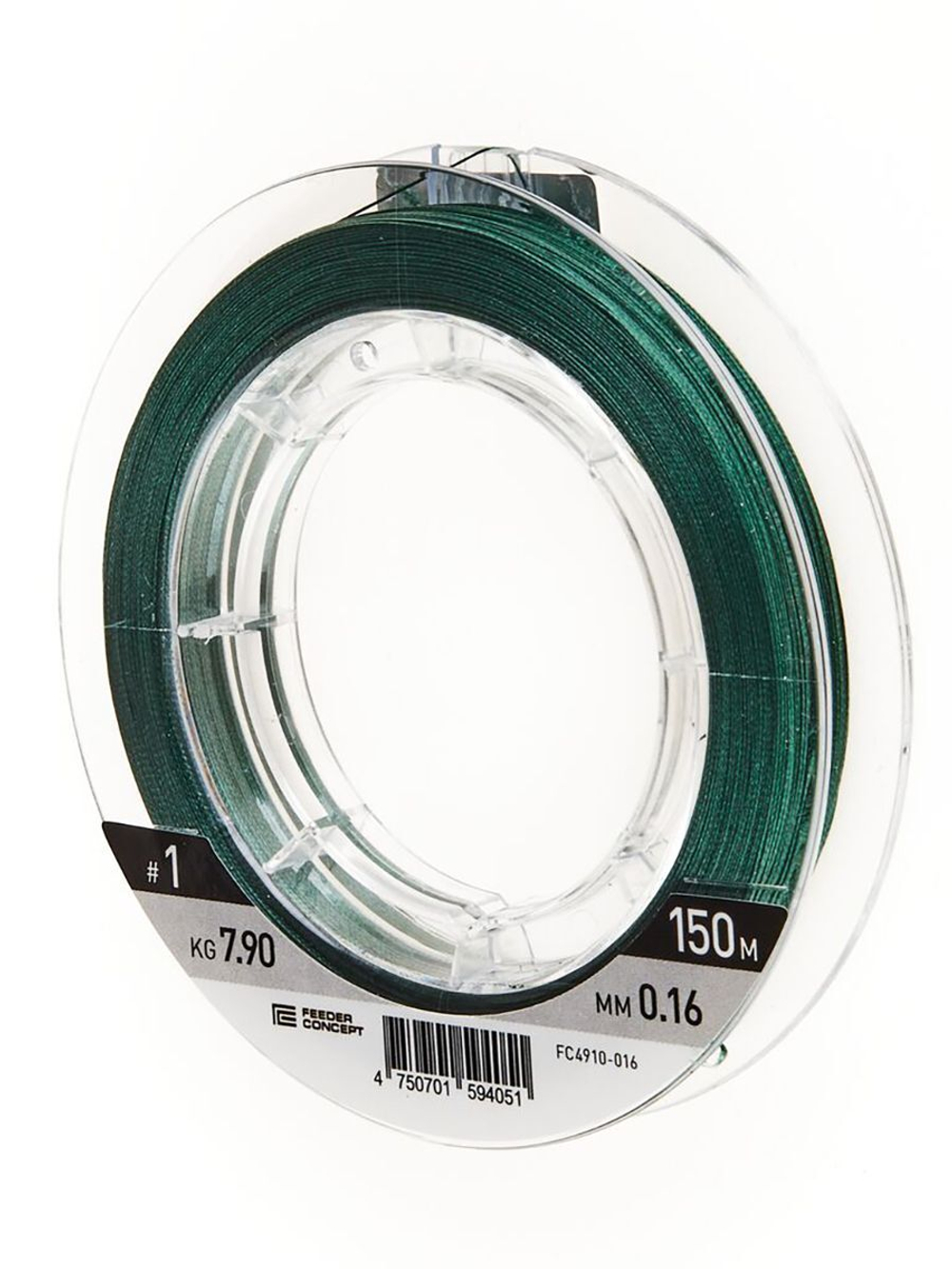 Шнур плетёный Feeder Concept Distance х8 BRAID Dark Green 150/018