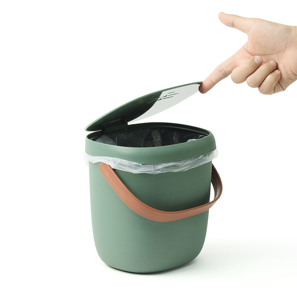 Контейнер для пищевых отходов foody, 3,5 л, зеленый