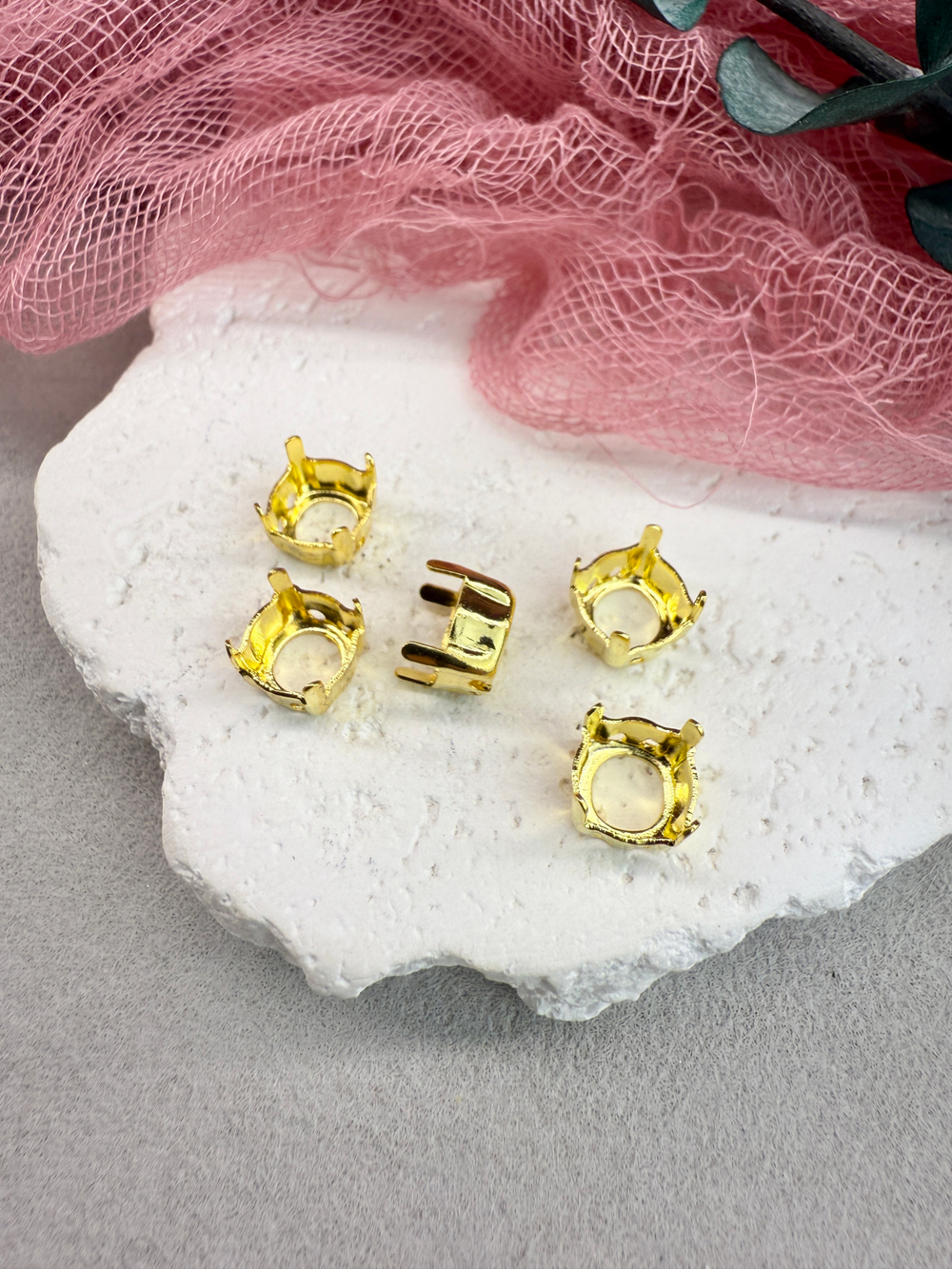 Оправа #1088 Chatone 8 мм Золото