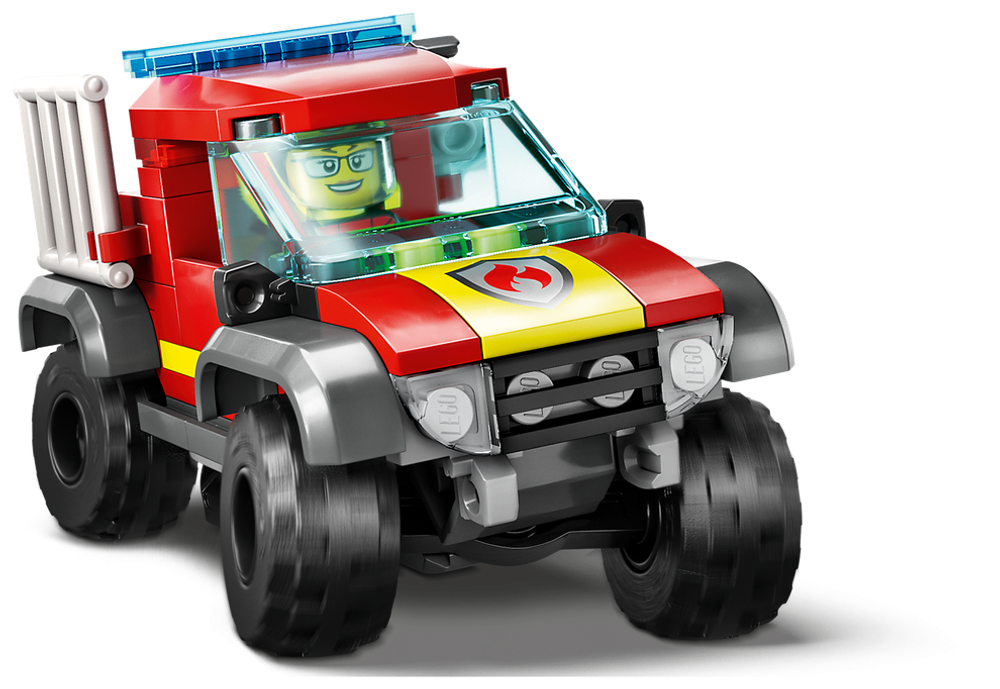 Конструктор Lego City 60393 Спасательная пожарная машина 4x4