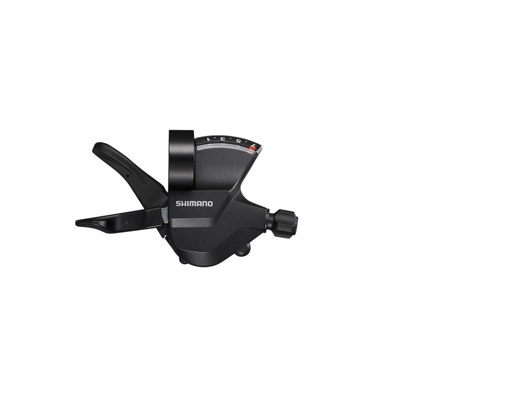 Шифтер Shimano Altus, M315, правый, 7 скоростей, индикатор, трос 2050мм, черный OEM