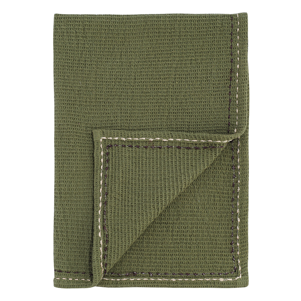 Набор вафельных полотенец с декоративной строчкой из коллекции essential, 50х70 см