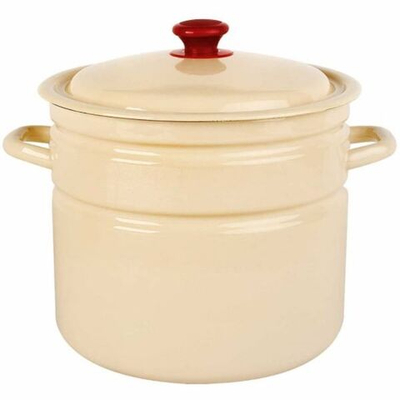 Кастрюля сталь, эмал, 8 л, с крыш, Керчь, 41804-202-У2, индукц