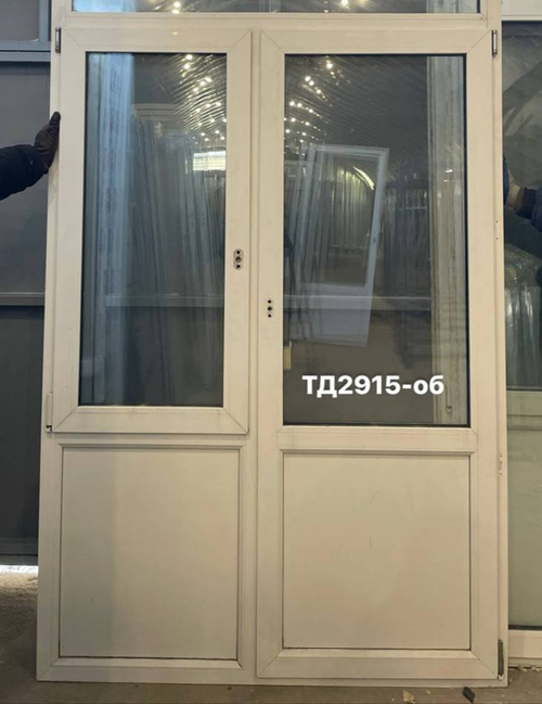 Дверь Пластиковая Б/У 202(в) х 141(ш) (Балконный Блок)