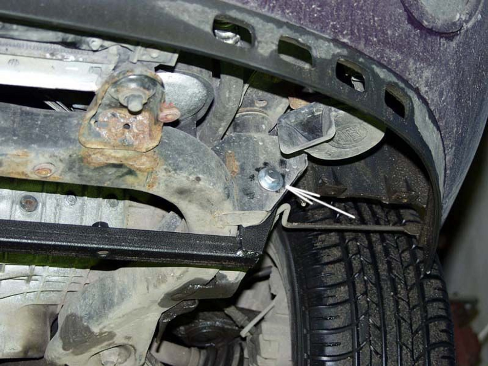 Защита картера и КПП Sheriff для Ford Mondeo II 1994-2001 арт.08.0089