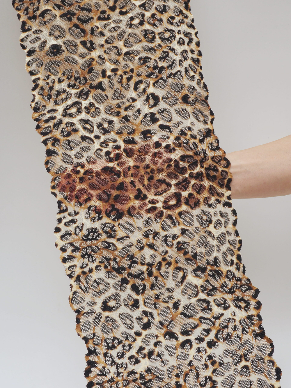 Эластичное кружево для белья леопард ширина 22 см
