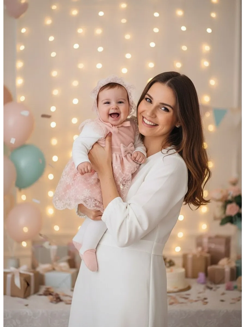 Платье для новорожденных девочек