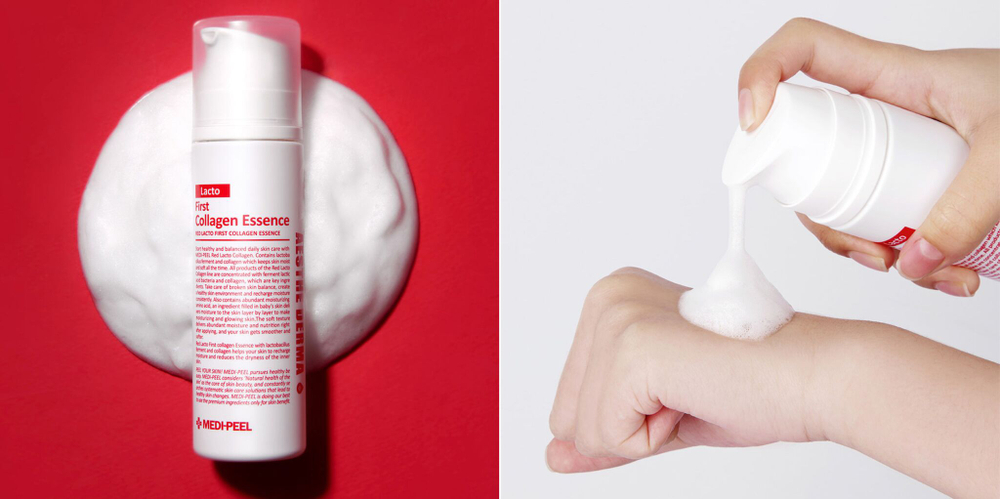 Medi-Peel Red Lacto First Collagen Essence кислородная первая эссенция с французским гидролизованным коллагеном и лактобактериями