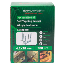 Саморезы 4.2х38мм (300шт) RockForce RF-PEX-16882906-38