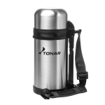 Термос Тонар 1200ML(C), дополнительная пластиковая чашка, складная ручка, ремень