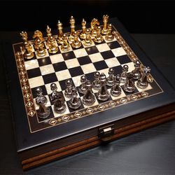 Шахматы "Престиж" малые 25х25 см (2811.BLK)