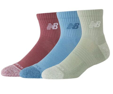 Теннисные носки New Balance Active Quarter 3P - multicolor