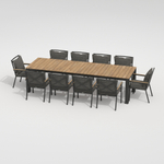 Стол обеденный Ideal Patio ТЕЛЛА  XL из тика 300x100