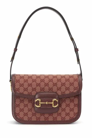 Сумка Gucci 1955 Horsebit бордовый
