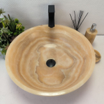 Раковина из оникса Bowl Yellow Big BO-63043 50*50*17 37