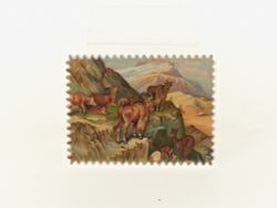 Фигурка декоративная (магнит) "В мире животных" 8*6*0,5см. (4вида) (min12) (керамика) (подарочная уп