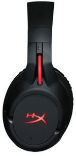 БЕСПРОВОДНЫЕ ПОЛНОРАЗМЕРНЫЕ НАУШНИКИ С МИКРОФОНОМ KINGSTON HYPERX CLOUD FLIGHT HX-HSCF-BK/AM (15Гц-23кГц, 32 Ом, 1.3м)