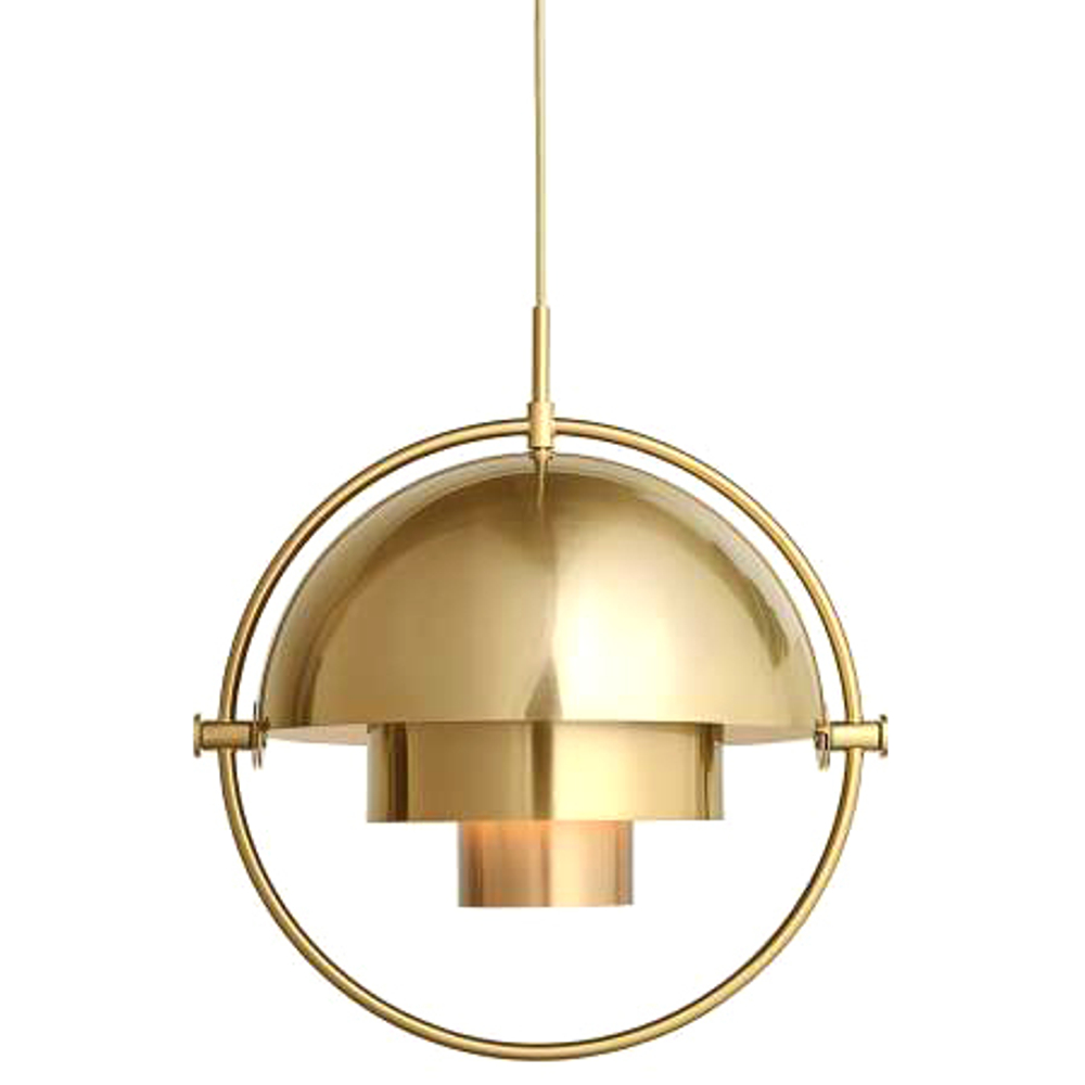Pendant design lamp  Multi-Lite by Gubi (Gold)