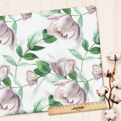 Ткань оксфорд 210 цветочный поцелуй