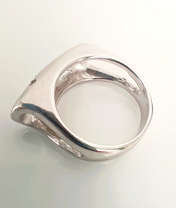 Кольцо ювелирное "Эстерелла", родированное серебро 925 пробы/Ф