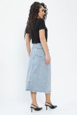 Юбка Самара (серо-голубая) Ю13576-4М LT Collection