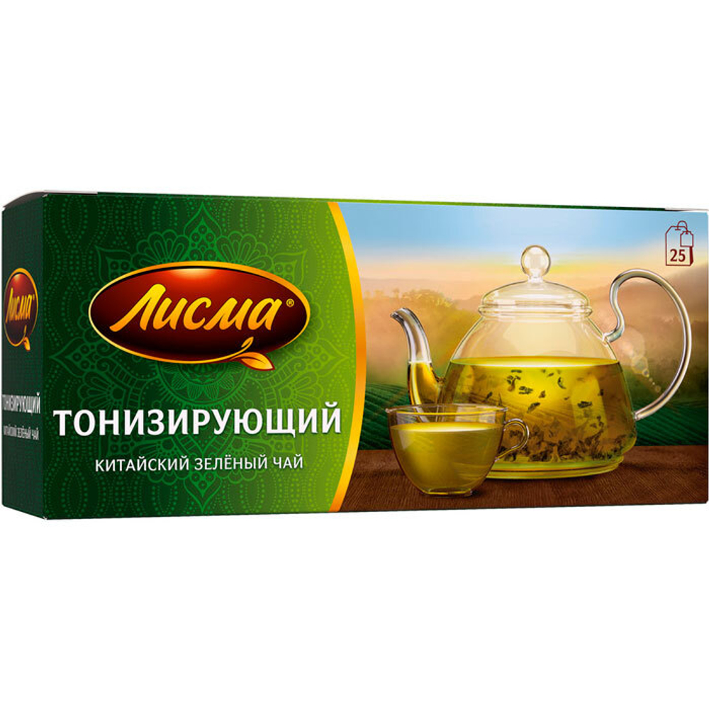 Чай зеленый Лисма 25 пакетов.
