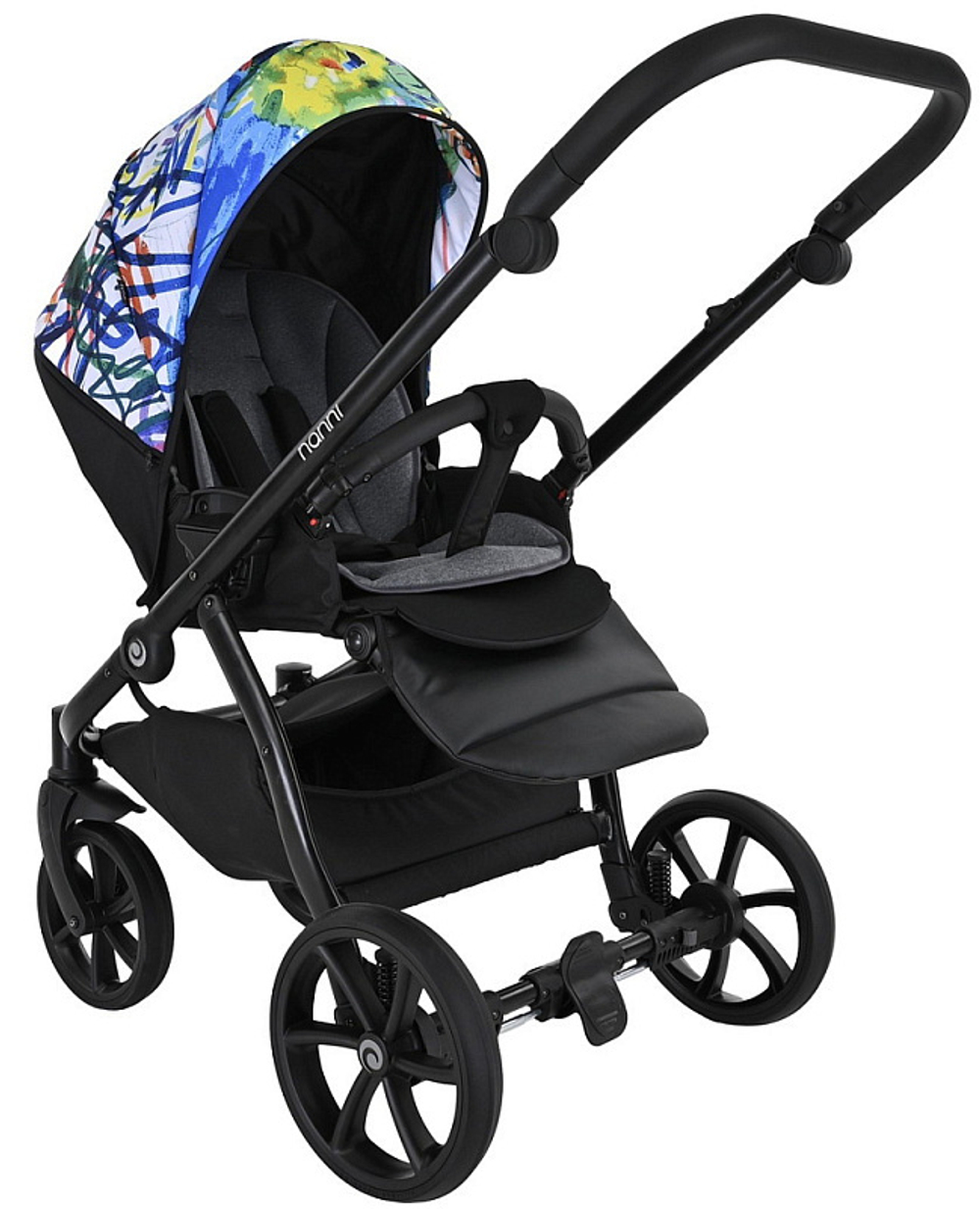 Детская коляска Tutis Nanni 7 2 в 1 1532118 White Painting