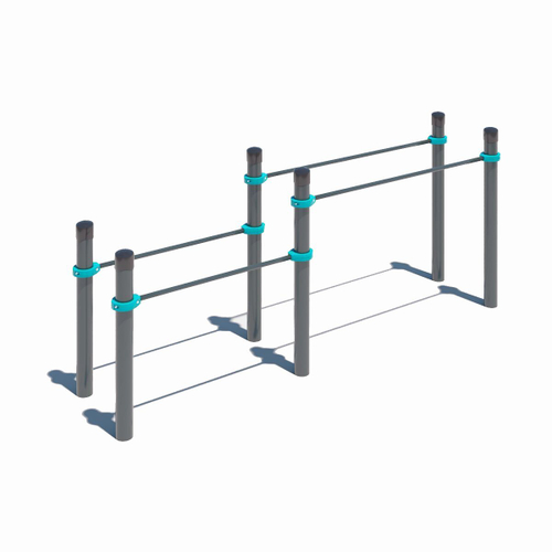 Брусья двойные для отжиманий разноуровневые