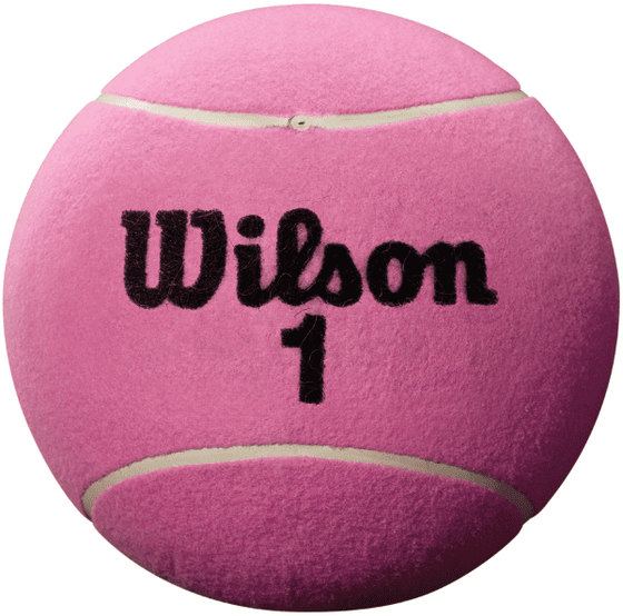 Мяч для автографов Wilson Roland Garros Jumbo Ball 9&quot; Pink, арт. WRT1419PD