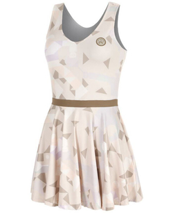 Теннисное платье Bidi Badu Paris 2025 - бежевое