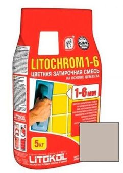 Затирка Litochrom 1-6 C.30 (жемчужно-серая) 5 кг