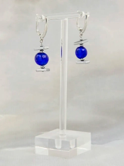 Серьги женские бижутерия из муранского стекла